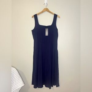 Amazon | Dark Blue Corset Style Midi Dress